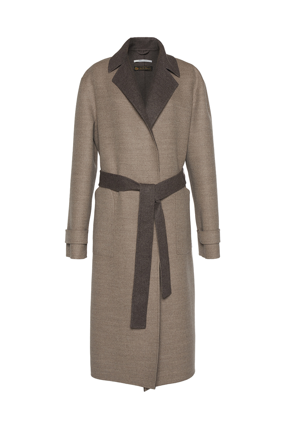 Adagio Double face cashemere blended wool coat | tailorable