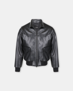 Plonge leather flight jacket | tailorable