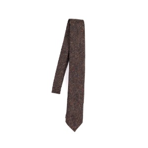 Stefano bigi melange solid wool tie | tailorable