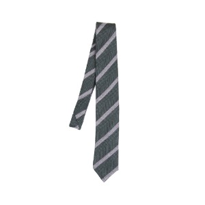 Stefano bigi stripe herringbone wool tie | tailorable