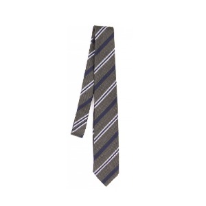 Stefano bigi multi stripe cashmere blended silk tie | tailorable